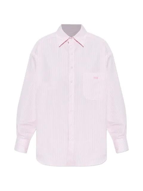 Vanessa striped chest-pocket shirt by PARAMIDONNA