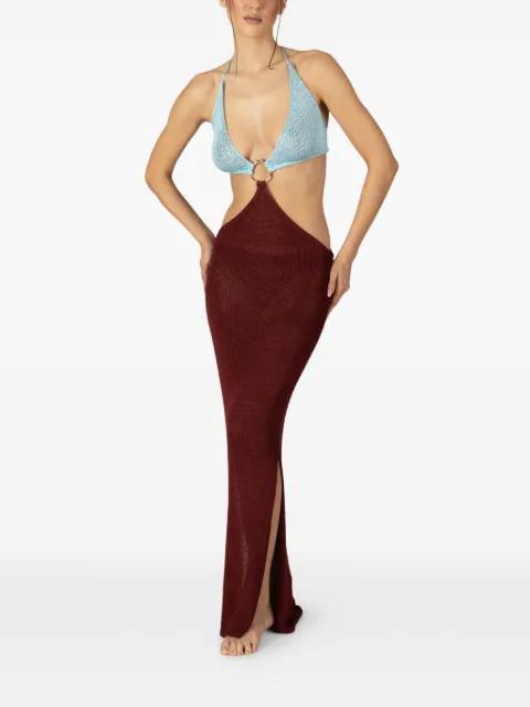 ring halter dress by PARAMIDONNA