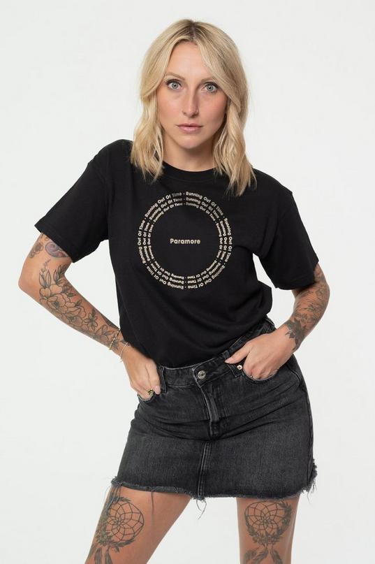 Running Out Of Time Clock T Shirt by PARAMORE
