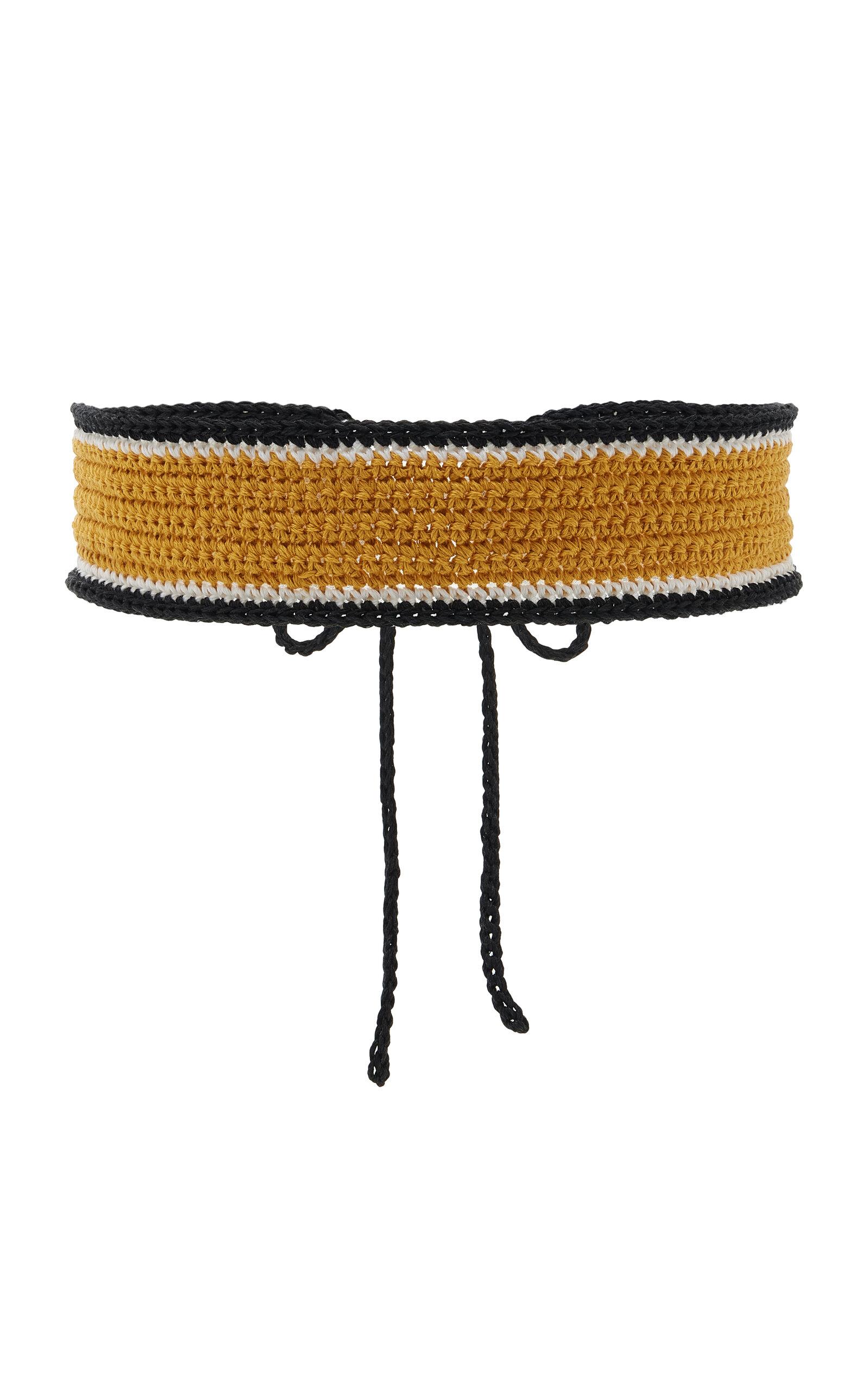 PARDOhats Exclusive La Isla Cale Crocheted Linen Belt - Moda Operandi by PARDOHATS
