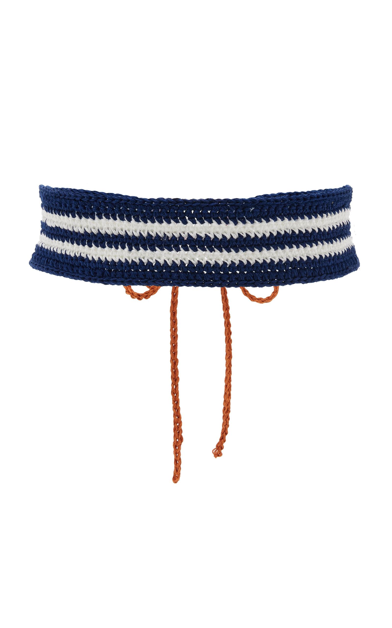 PARDOhats Exclusive La Isla Remo Crocheted Linen Belt - Moda Operandi by PARDOHATS