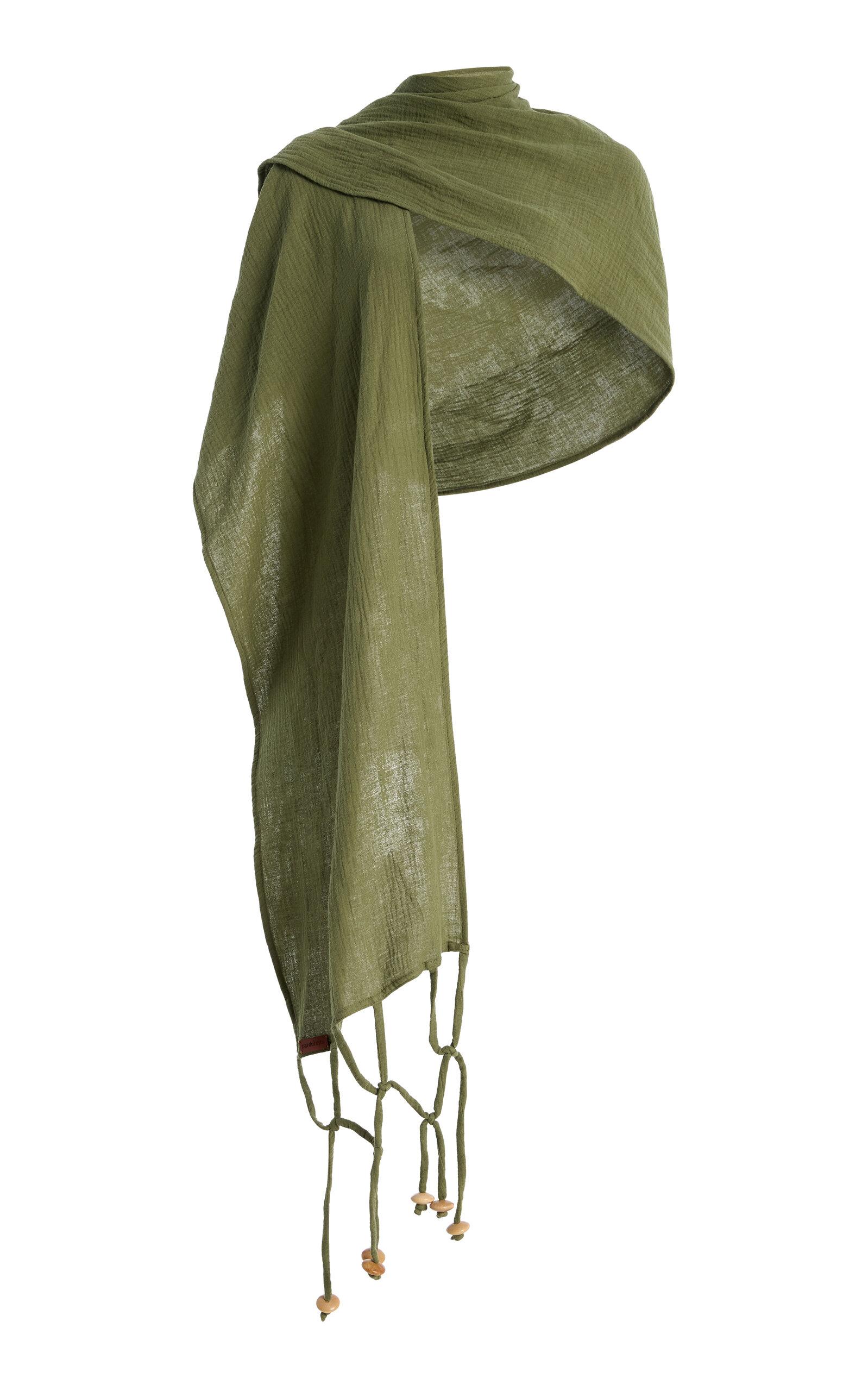 PARDOhats Exclusive La Isla Sahara Beaded Cotton Hooded Scarf - Moda Operandi by PARDOHATS