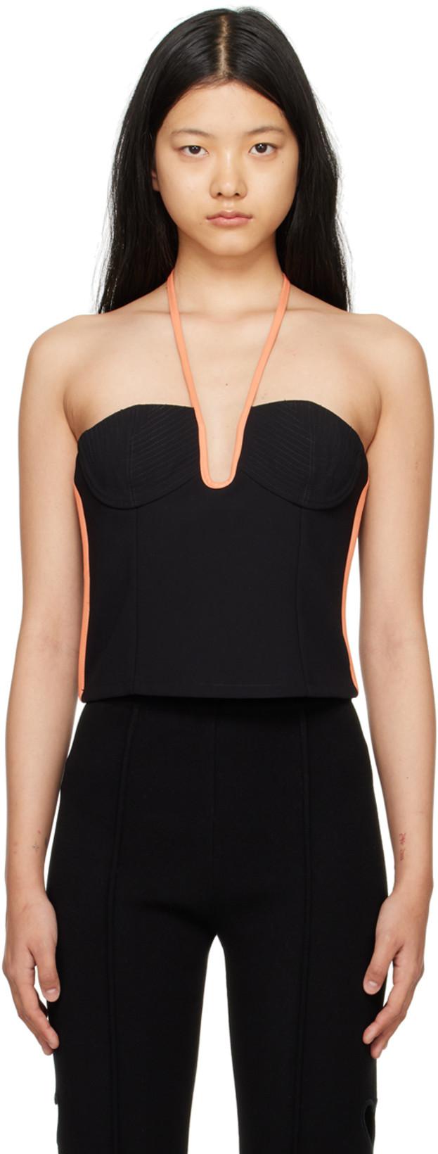Black Nassia Tank Top by PARIS GEORGIA