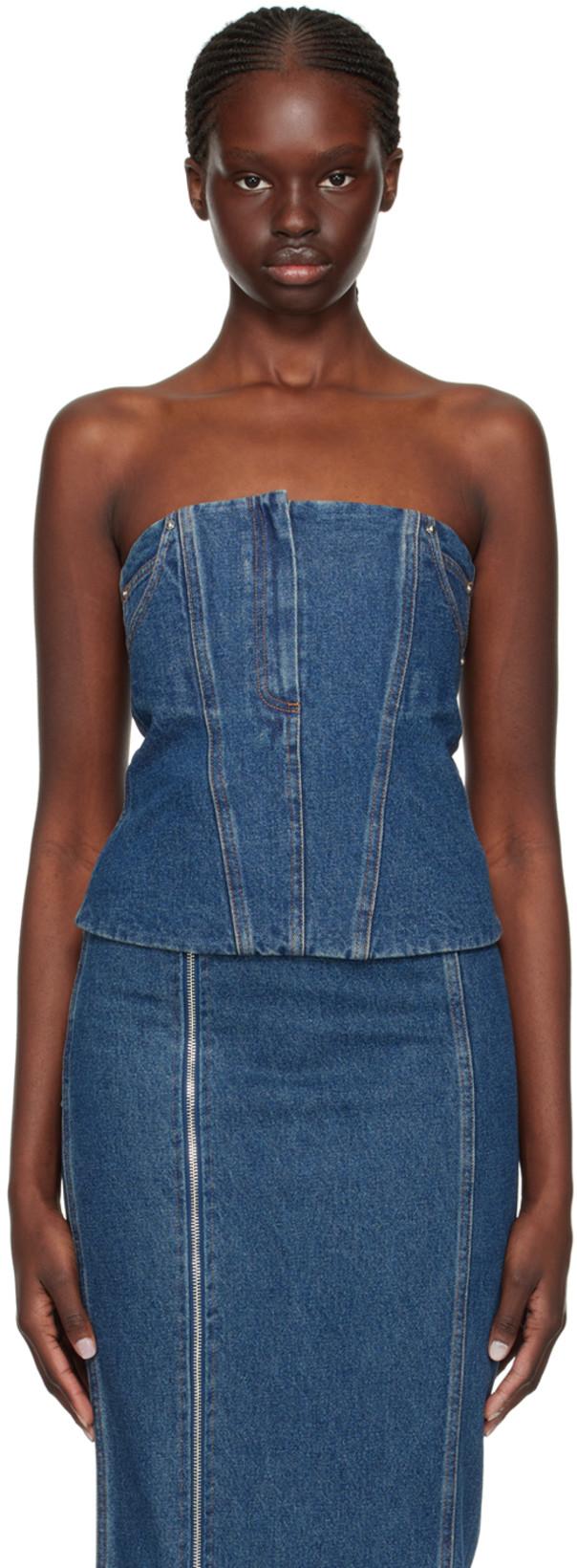 Indigo Jo Tank Top by PARIS GEORGIA