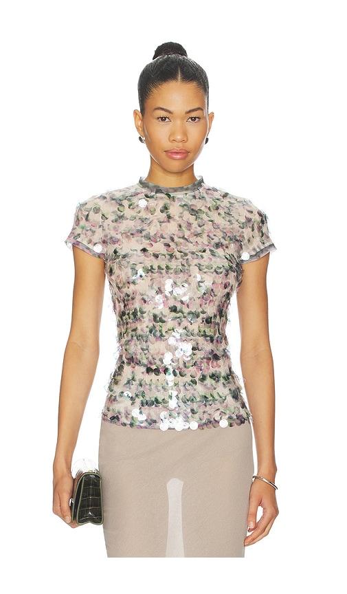 Paris Georgia Mermaid Tee in Pink,Green by PARIS GEORGIA