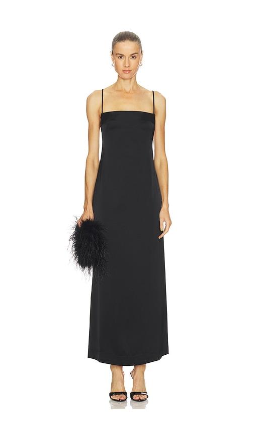 Paris Georgia Phoebe Slip Dress in Black by PARIS GEORGIA