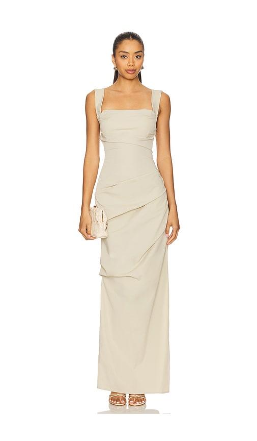 Paris Georgia Raf Dress in Neutral by PARIS GEORGIA