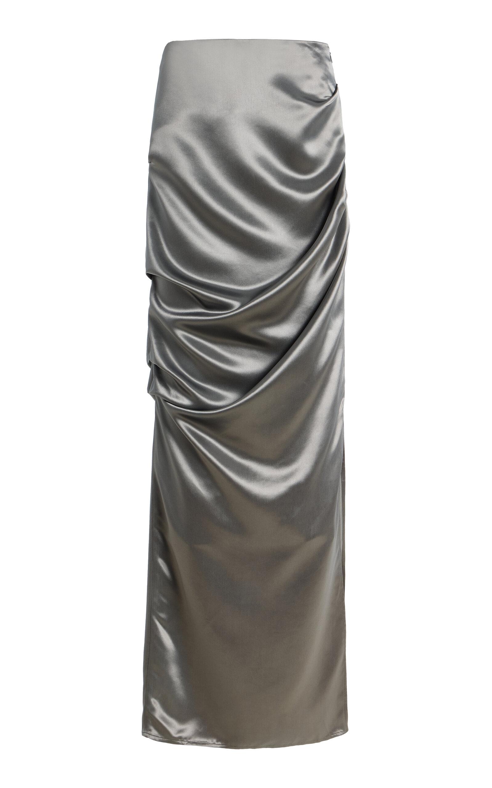 Paris Georgia Remmy Satin Maxi Skirt - Moda Operandi by PARIS GEORGIA