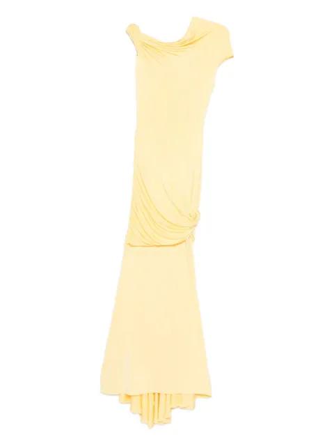 Pascal asymmetrical draped dress by PARIS GEORGIA