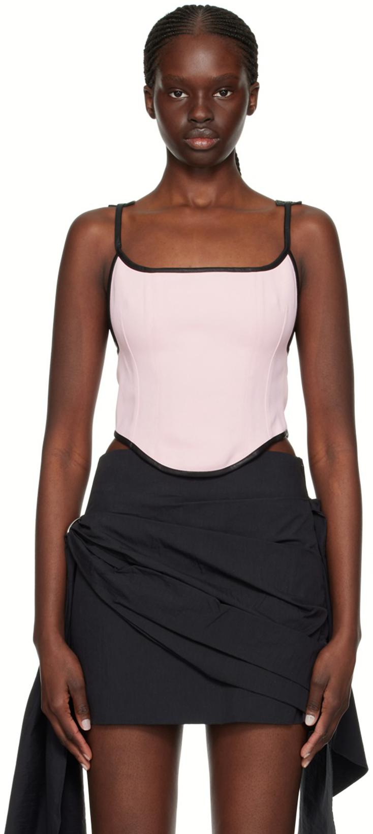 Pink Nina Tank Top by PARIS GEORGIA