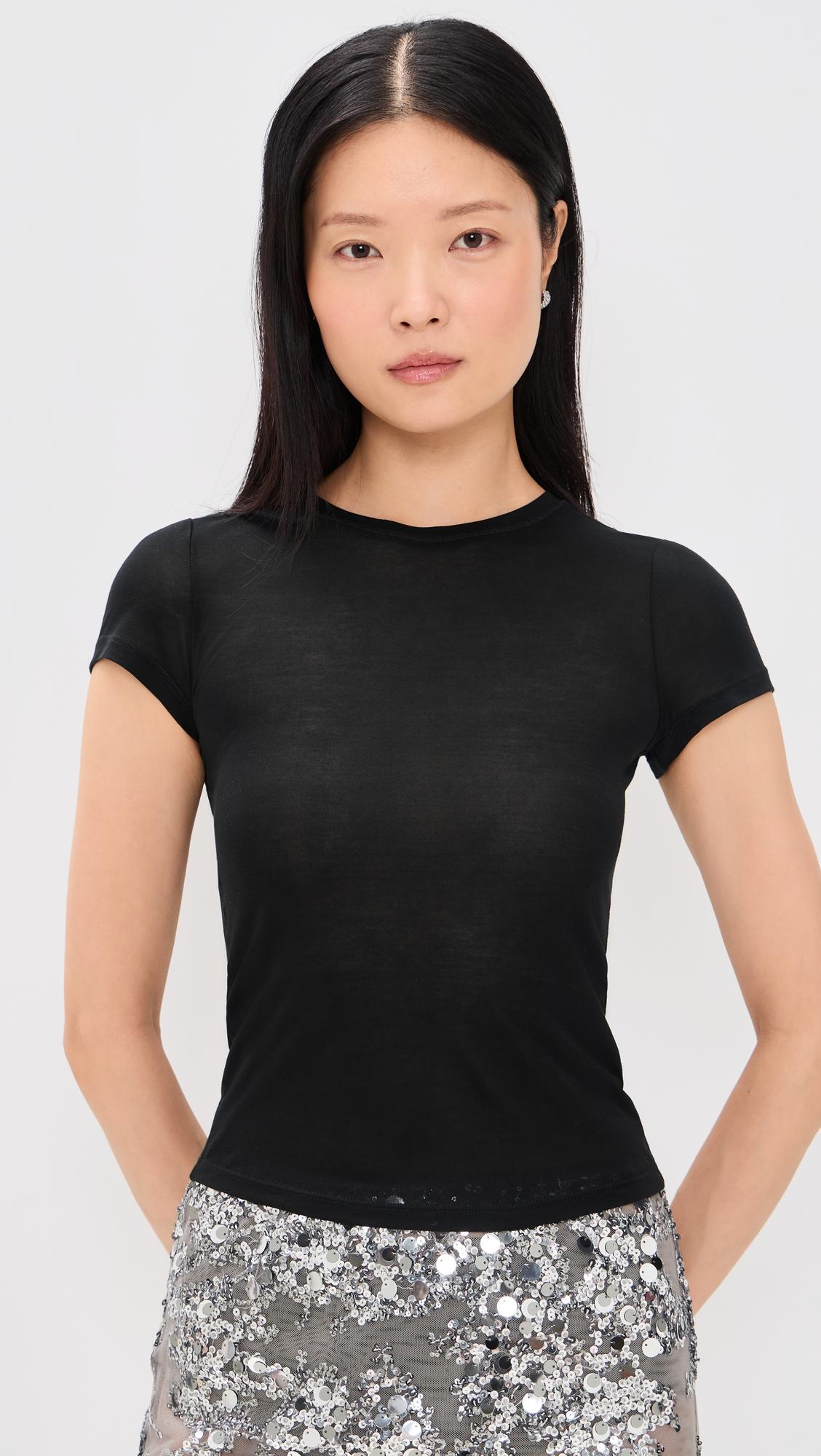 Sheer Baby Tee by PARIS GEORGIA