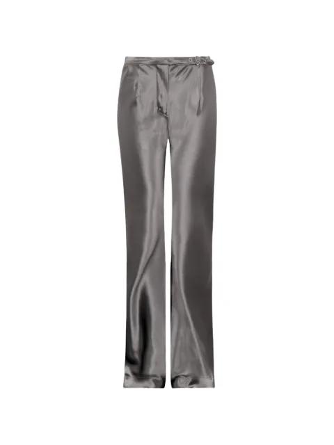 belted sleek trousers by PARIS GEORGIA