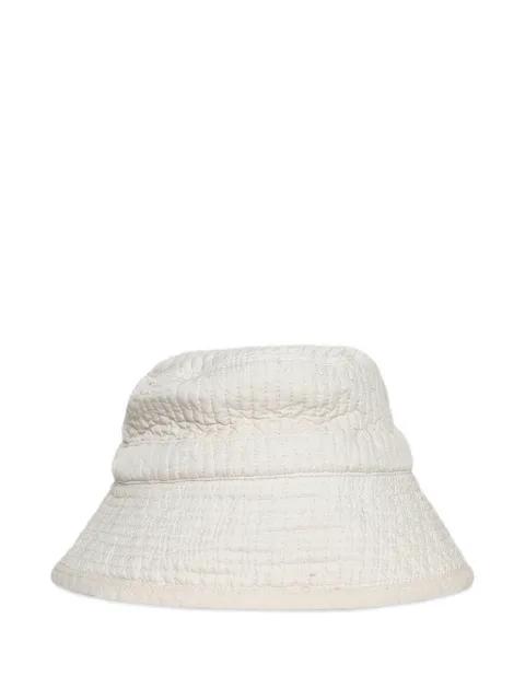 quilted bucket hat by PARIS LAUNDRY