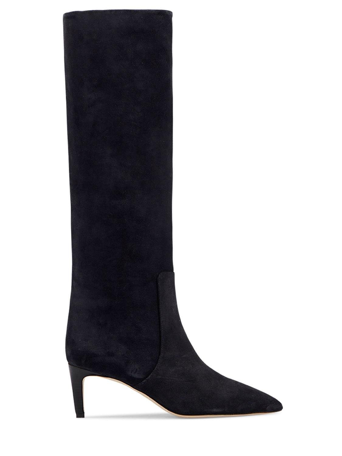 60mm Stiletto Leather Tall Boots by PARIS TEXAS
