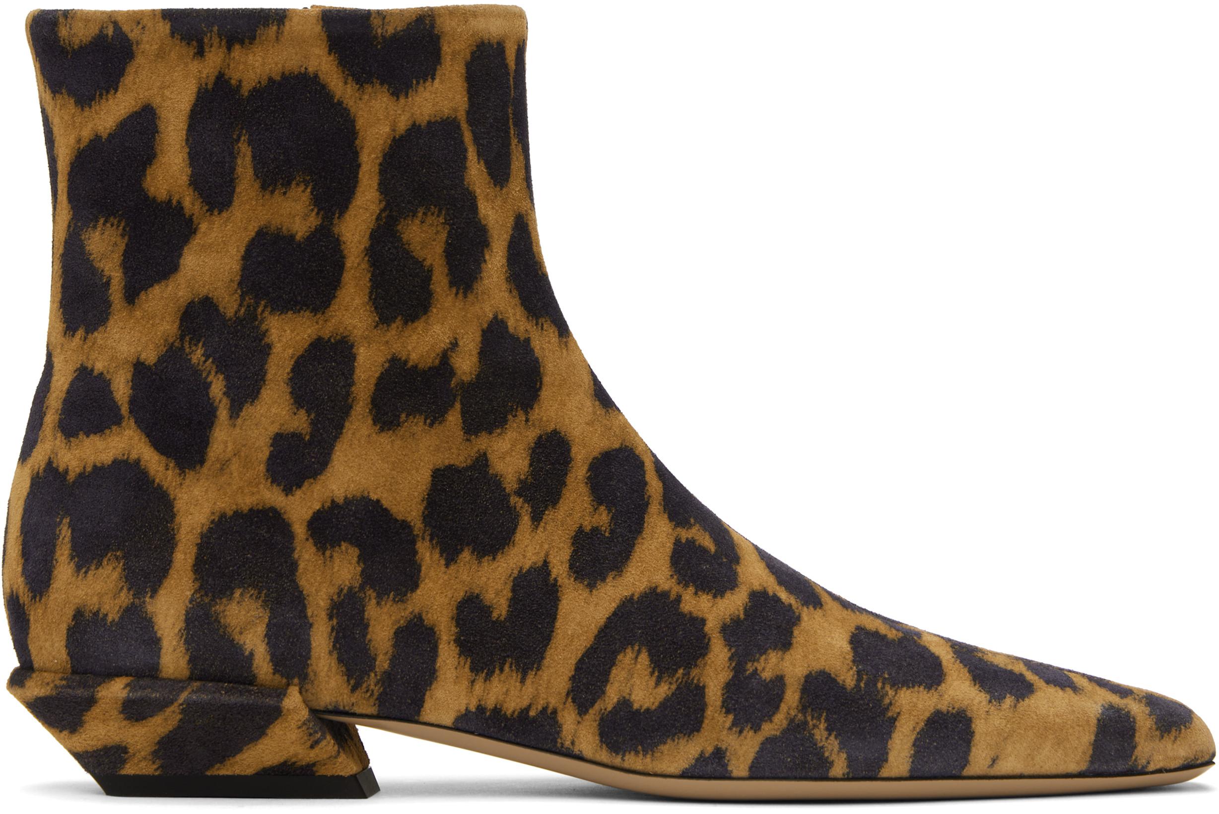 Beige & Black Bettina 25 Ankle Boots by PARIS TEXAS