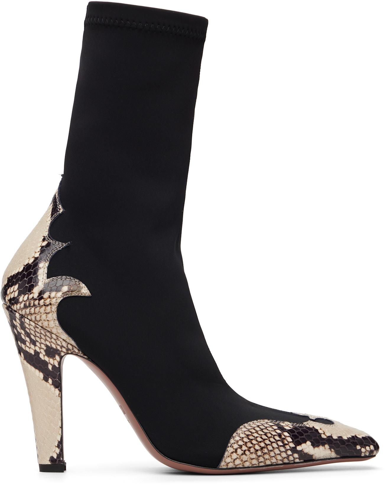 Black Belle Western 100 Ankle Boots by PARIS TEXAS