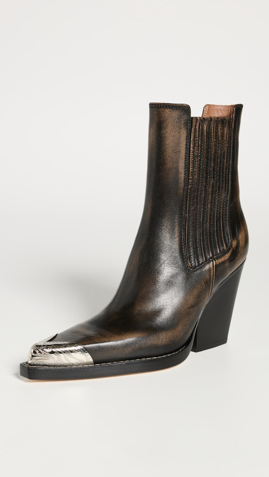 Dallas Embellished Toe Ankle Boots by PARIS TEXAS
