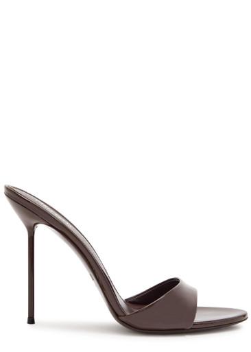 Lidia 105 patent leather mules by PARIS TEXAS