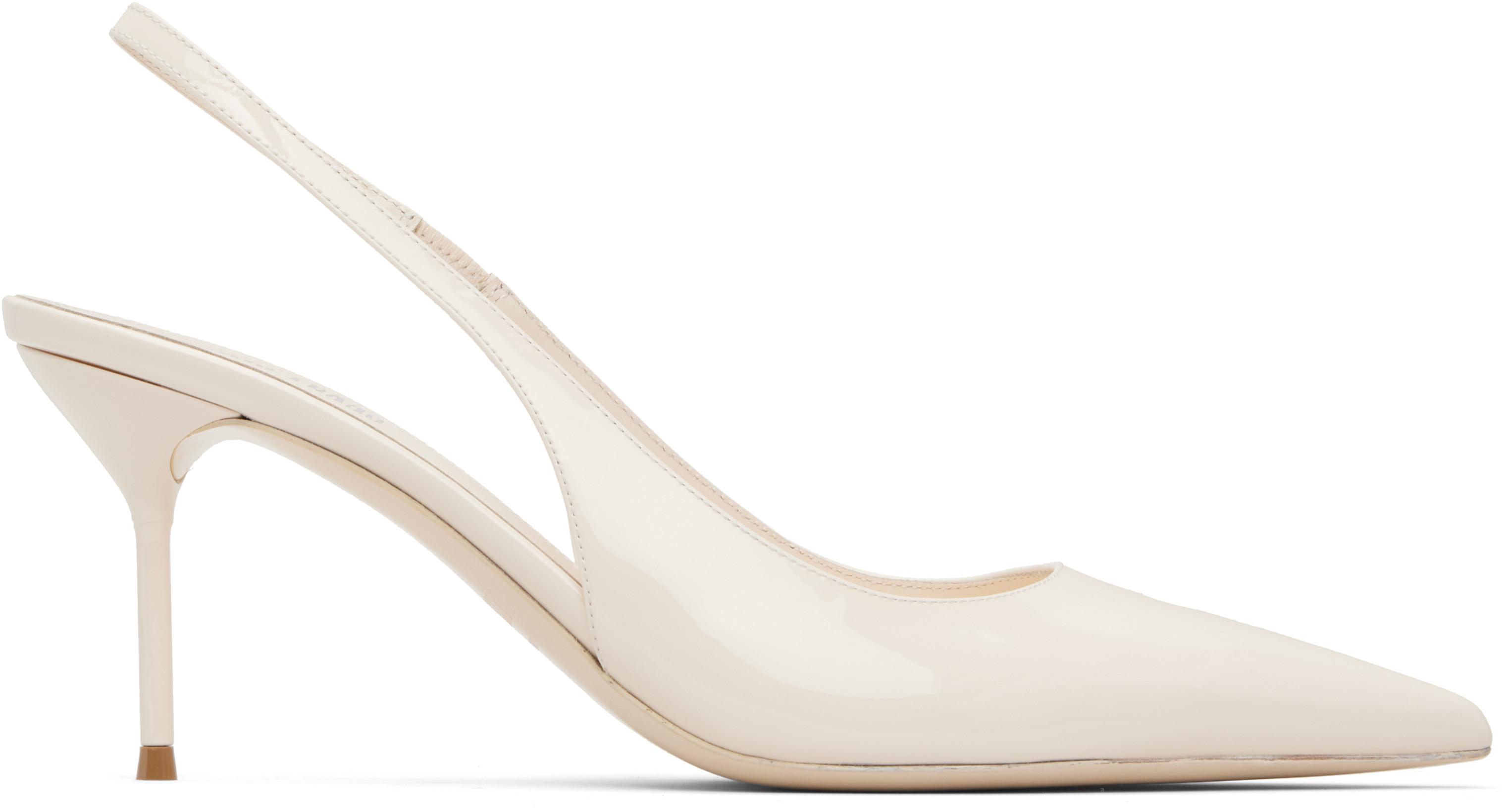 Off-White Lidia Slingback 70 Heels by PARIS TEXAS