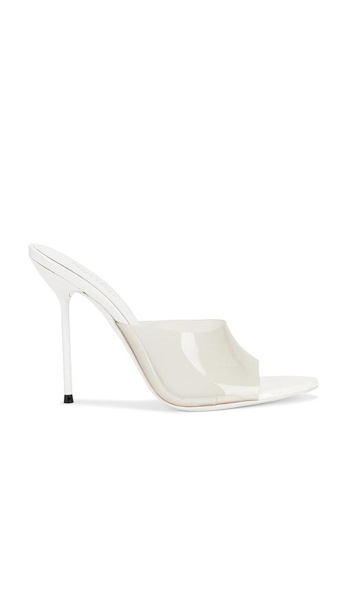 Paris Texas Lidia Mule in White by PARIS TEXAS