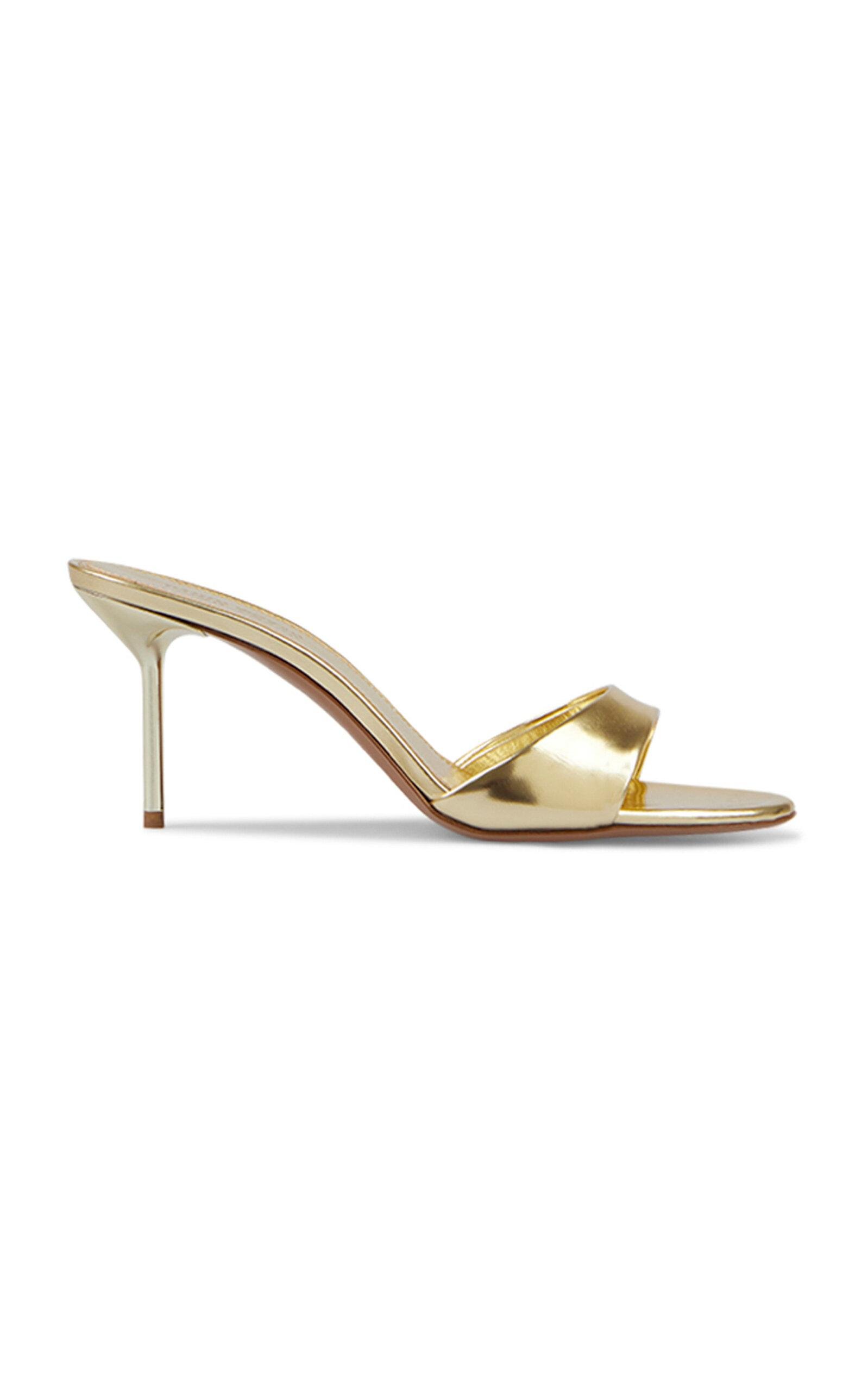 Paris Texas - Lidia Patent Leather Sandals - Gold - IT 37 - Moda Operandi by PARIS TEXAS