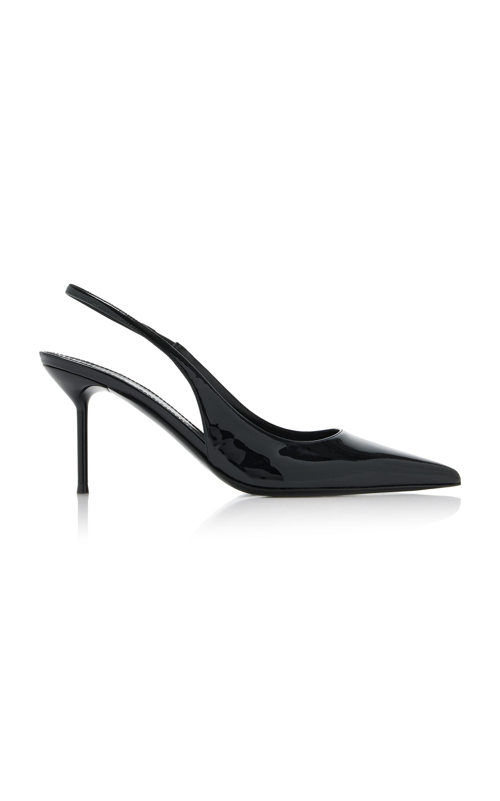 Paris Texas - Lidia Patent Leather Slingback Pumps - Brown - - Moda Operandi by PARIS TEXAS