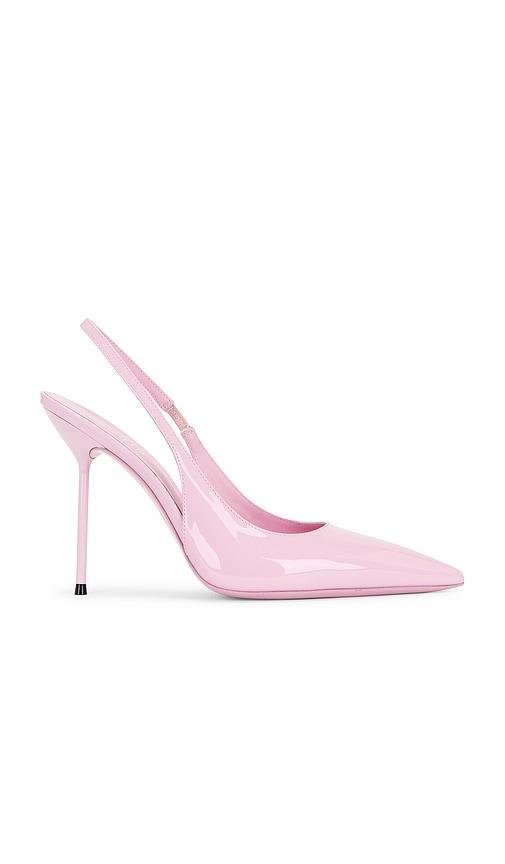 Paris Texas Lidia Slingback Heel in Pink by PARIS TEXAS