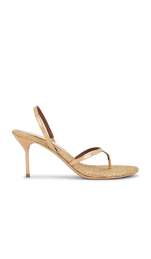 Paris Texas Lidia Thong Slingback Sandal 70 in Tan by PARIS TEXAS