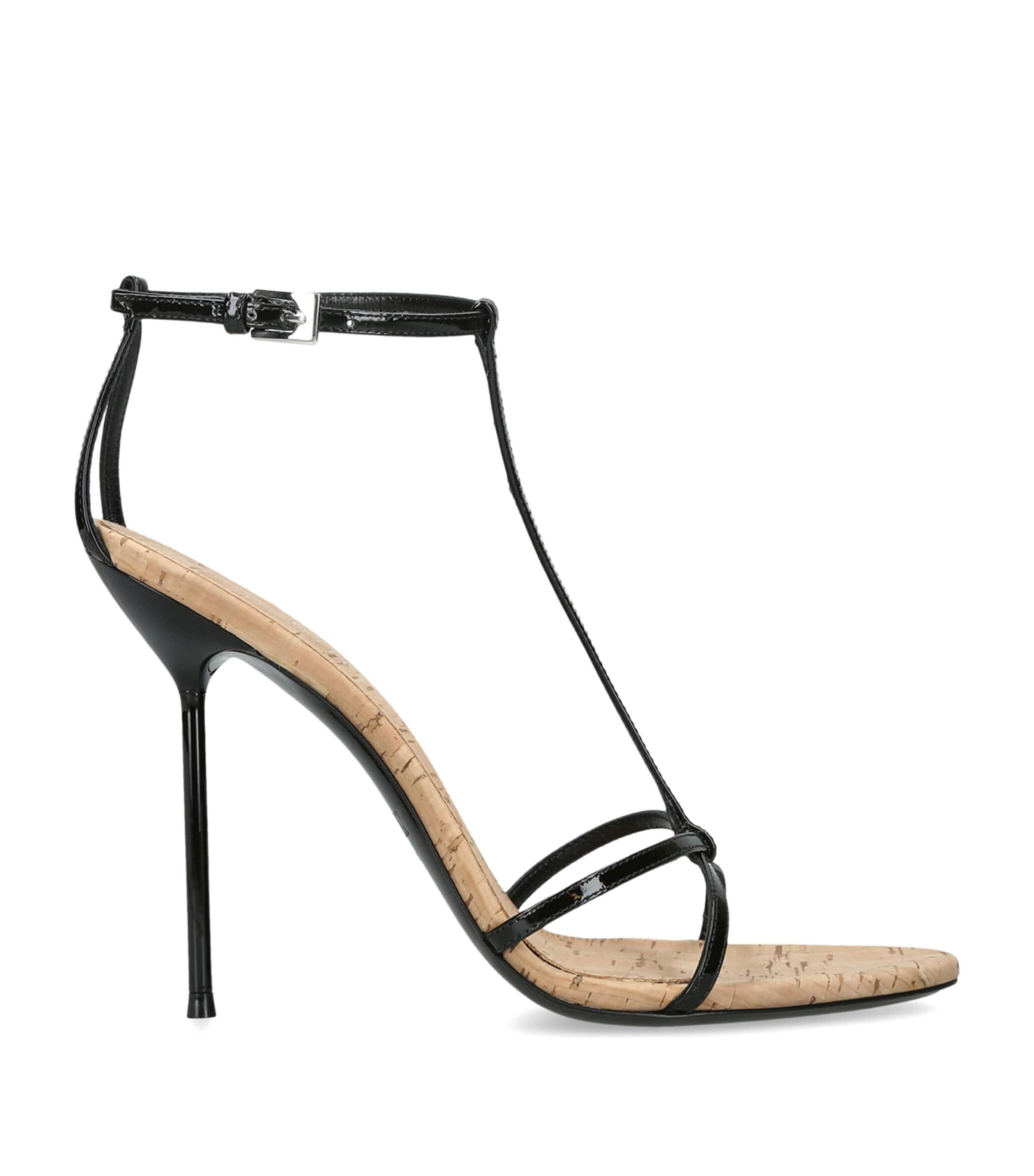 Paris Texas Patent Leather Lidia T-Strap Sandals 105 by PARIS TEXAS