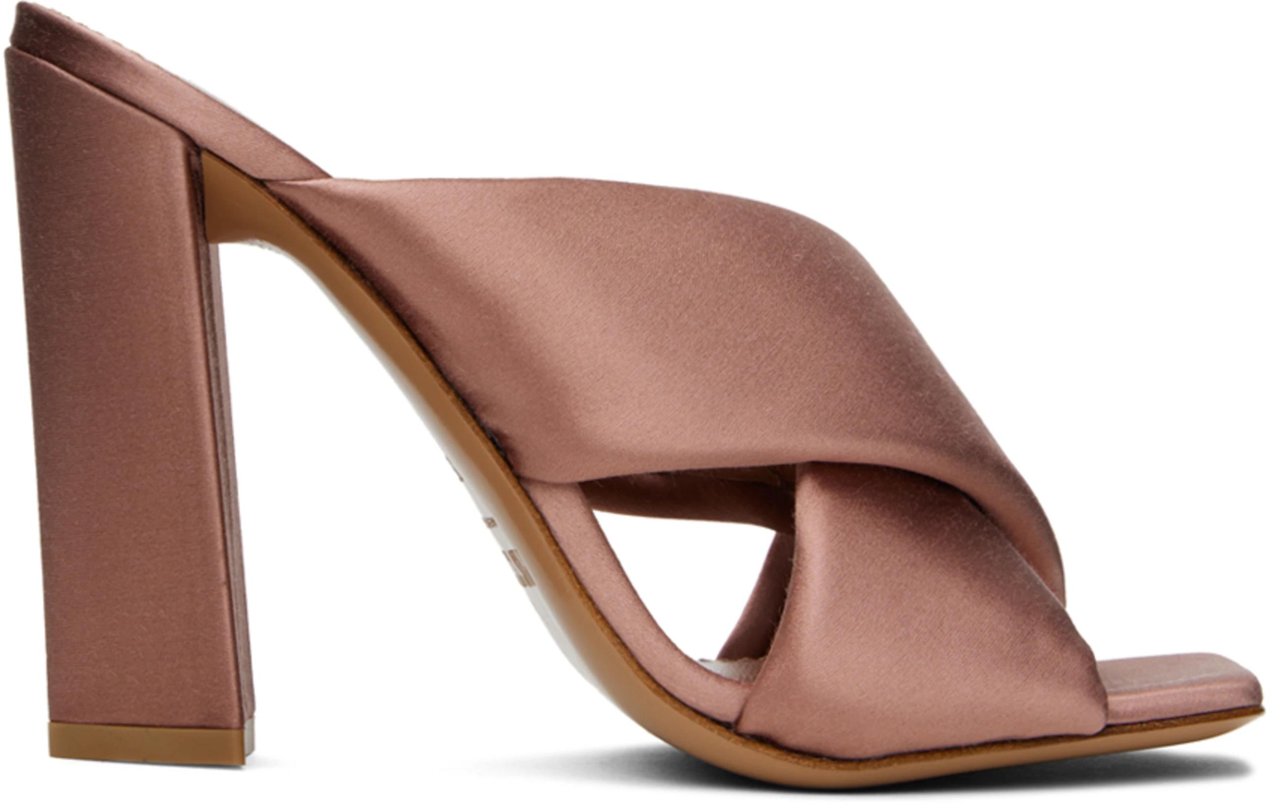 Pink Dafne Heeled Sandals by PARIS TEXAS