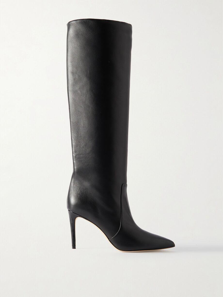 Stiletto 85 leather knee boots by PARIS TEXAS