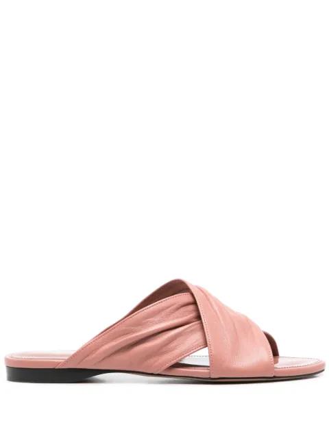 leather slides by PARIS TEXAS