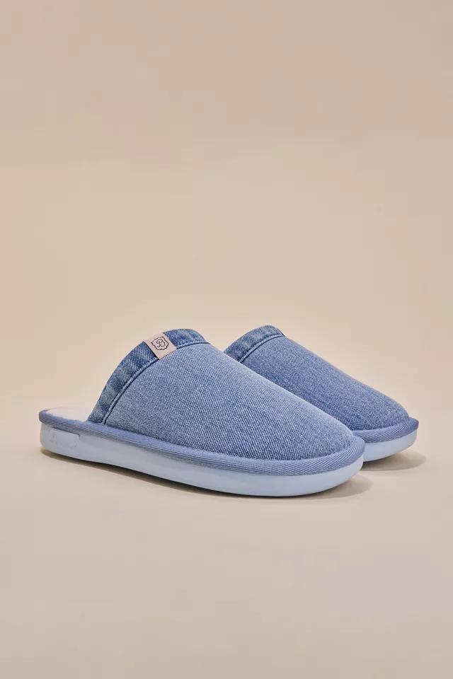 Parke & Brunch Women's Essential Parke Vintage Denim Slippers by PARKE&BRUNCH