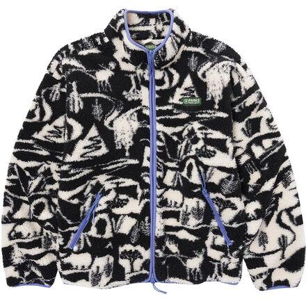 Park Shadows Full-Zip High Pile Fleece Jacket by PARKS PROJECT
