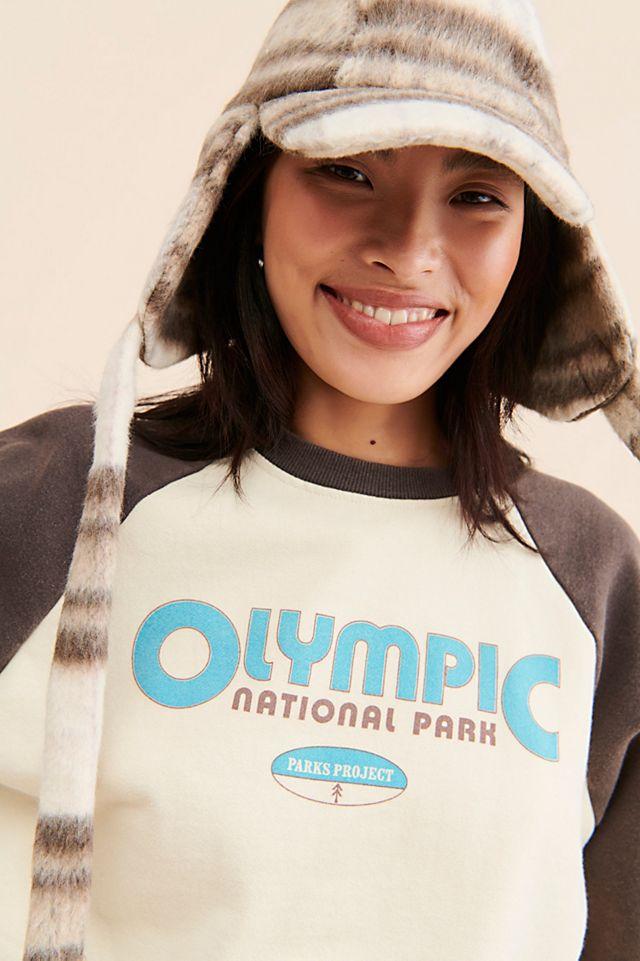 Parks Project Olympic Greatest Hits Raglan Sweatshirt by PARKS PROJECT