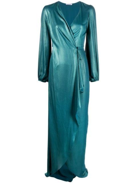 Crush wrap maxi dress by PARLOR