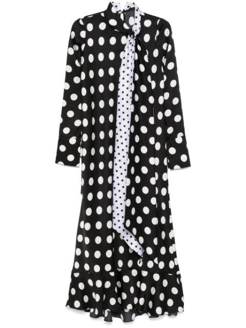 polka-dot maxi dress by PARLOR
