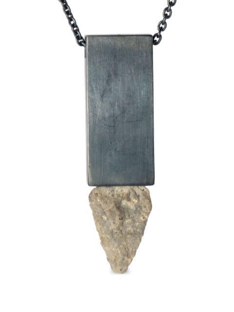 Arrowhead amulet necklace by PARTS OF FOUR