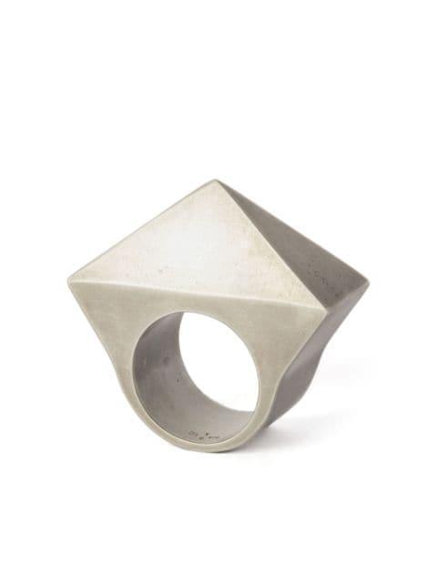 Crescent Bridge brushed ring by PARTS OF FOUR