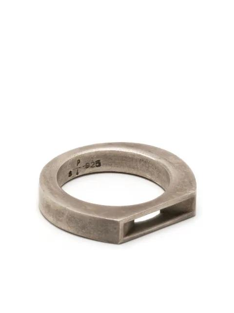 Crescent Plane Gateway ring by PARTS OF FOUR