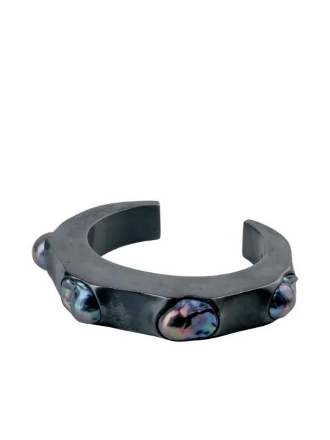 Crescent pearl bracelet by PARTS OF FOUR