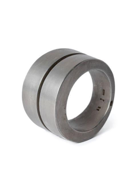Crevice brushed ring by PARTS OF FOUR