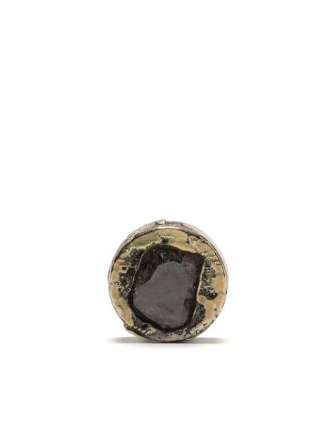 DA18K+DIA single stud earring by PARTS OF FOUR