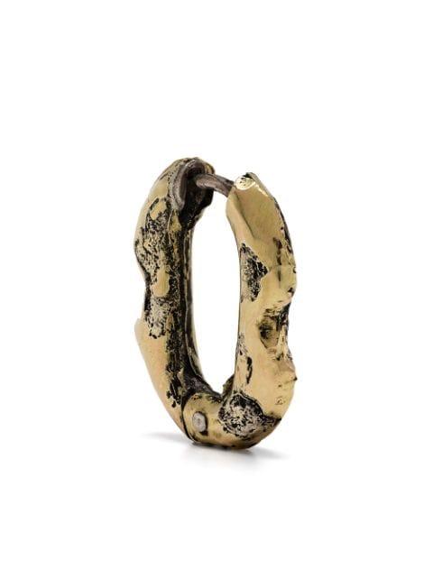 Deco single hoop earring by PARTS OF FOUR