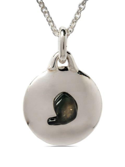 Disk pendant necklace by PARTS OF FOUR