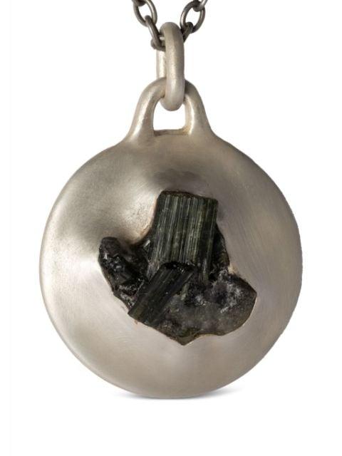 Disk pendant necklace by PARTS OF FOUR