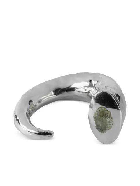 Giant Horn aquamarine bracelet by PARTS OF FOUR