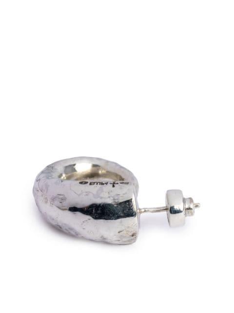 Little Horn sterling-silver single-earring by PARTS OF FOUR