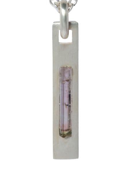 Plate pendant necklace by PARTS OF FOUR
