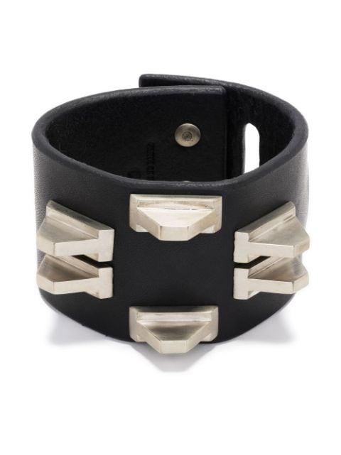 Restraint Charm leather bracelet by PARTS OF FOUR